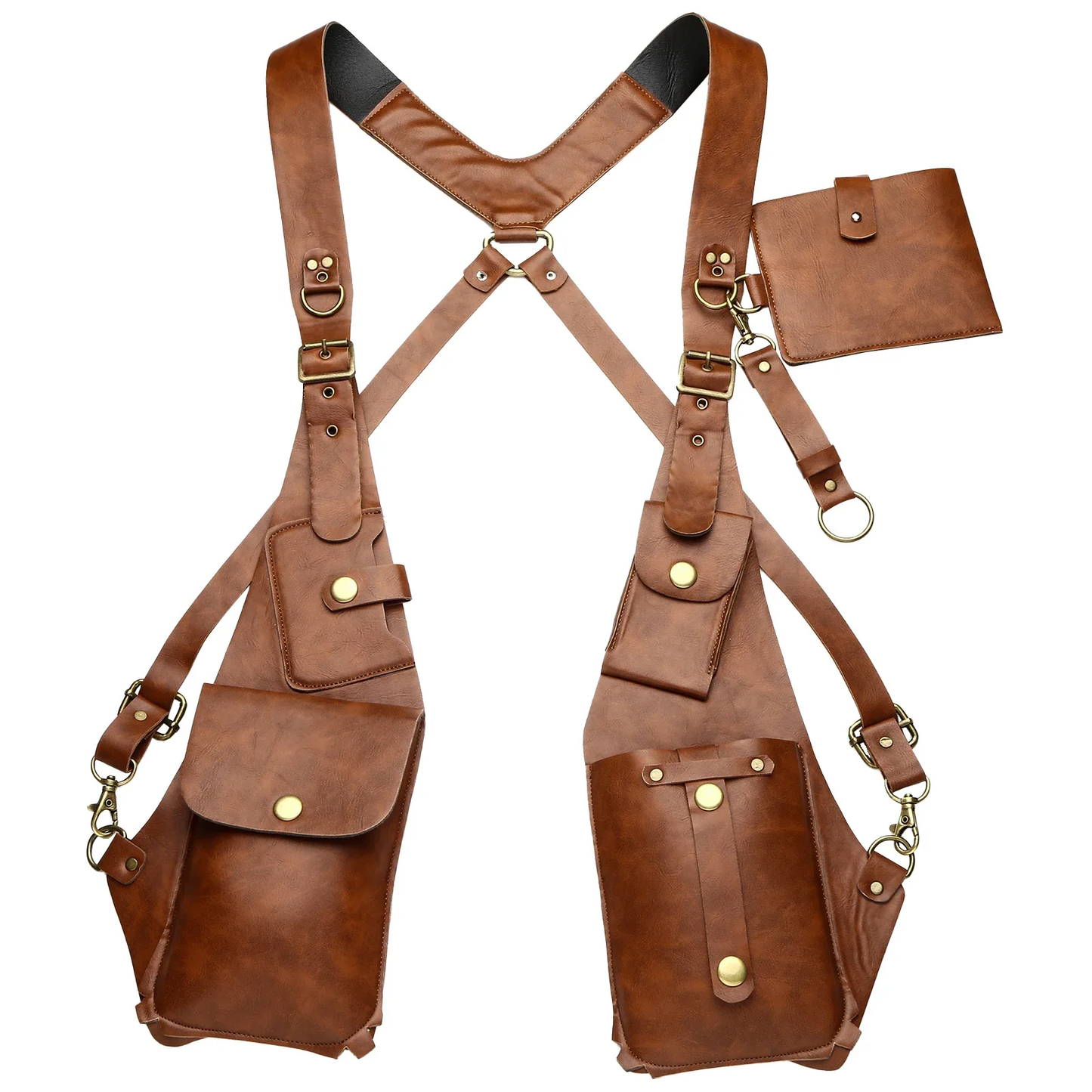 🦺new leather anti theft harness