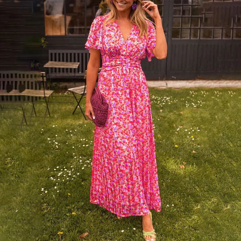 Cute vintage floral dress for women