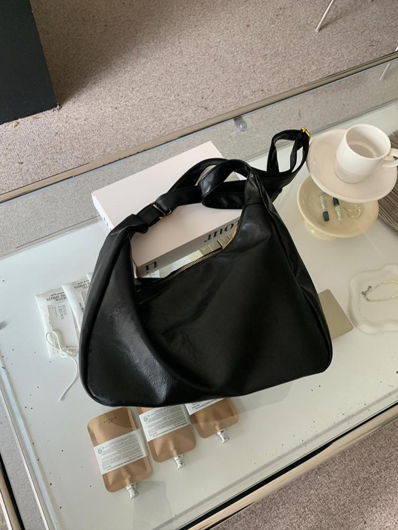 ❤️Solid Color Crossbody Bag, Fall Large Capacity Shoulder Bag for Daily Used, High-quality Daily Commuting Bag