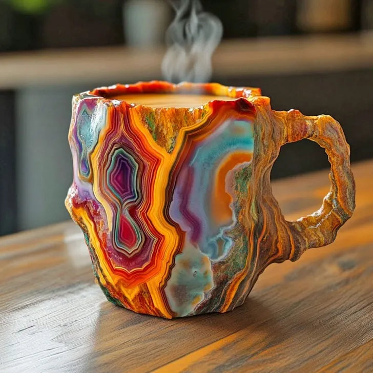 ๐ Last day 49% OFF ๐ฅNew Mineral Crystal Coffee Mugs