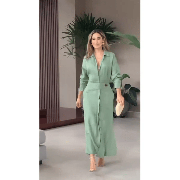 ๐49% OFF๐2025 Cotton And Linen Solid Color Maxi Dress