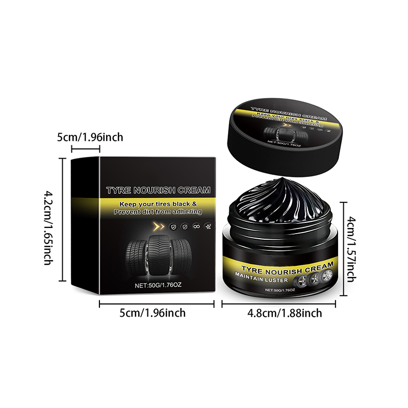 β¨ Tire wax β restores black gloss, blocks UV, repels dirt. Easy & quick! π