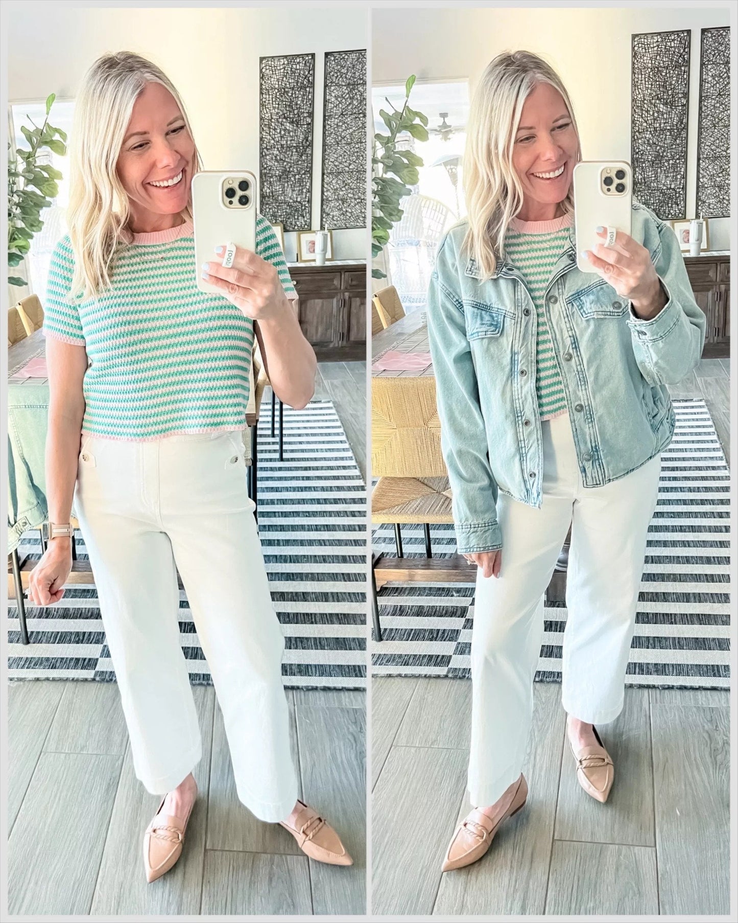😍Tummy Control Twill Cropped Wide Leg Pant(Buy 2 Free Shipping)