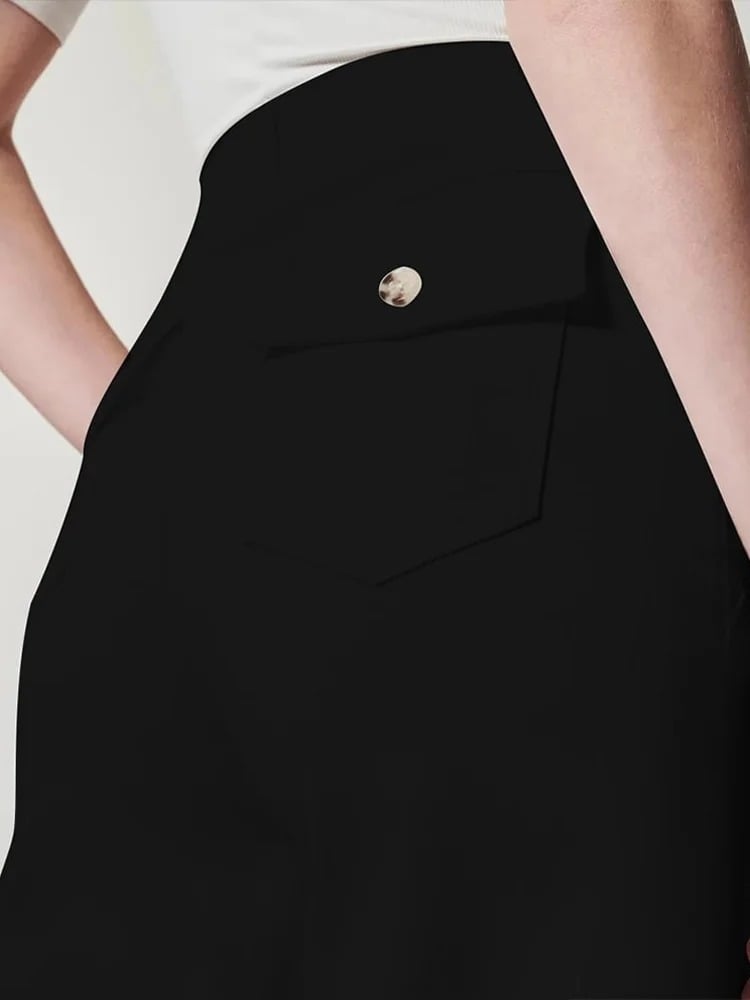 😍Tummy Control Twill Cropped Wide Leg Pant(Buy 2 Free Shipping)