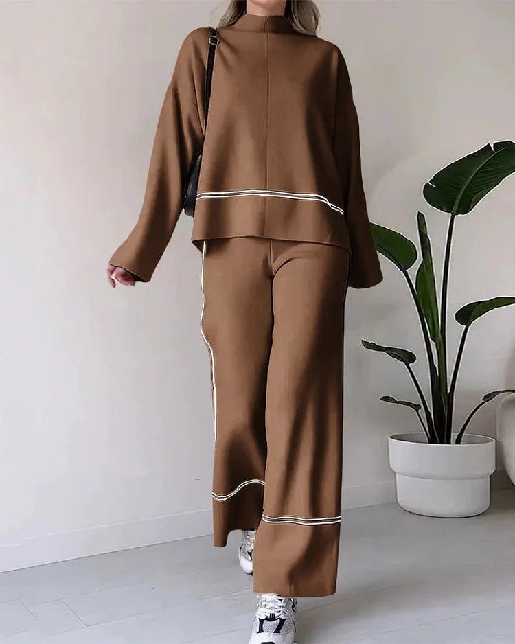 fashion knitted sweater sets