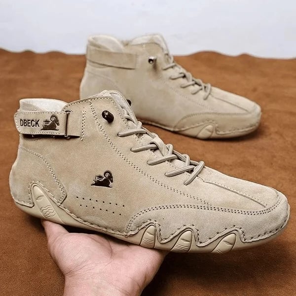 π₯π2025-Christmas Hot Saleπ - 2025 Italian Handmade Suede Velcro High Boots