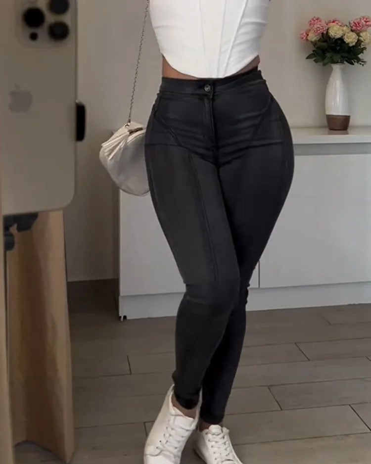 🎁This Week's Special Price $38.98💥Curve-Shaped Stretch Skinny Jeans