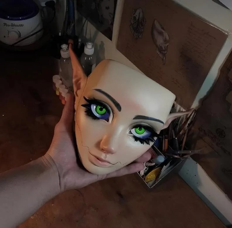 🔥2025 HOT SALE🔥🎭Babydoll Mask: Quality and adjustable for comfort😈