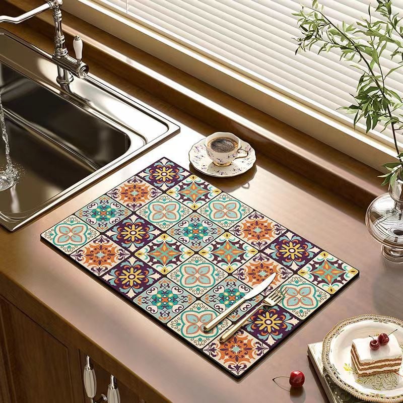 50% off-🌈retro quick-drying drainage matt