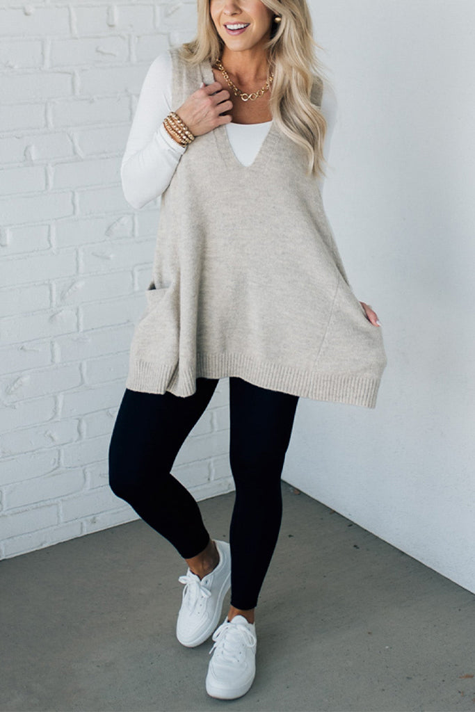 Cozy Pocket Sweater Vest