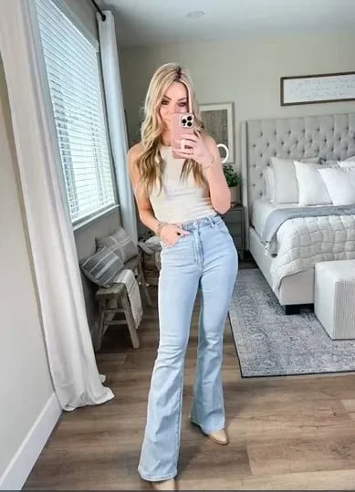 ⭐Women’s Spring 2025⭐ Ultra High Rise Stretch Flare Jean