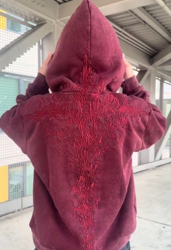 Embroidered hoodie