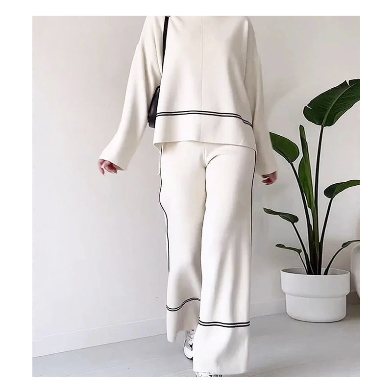 fashion knitted sweater sets