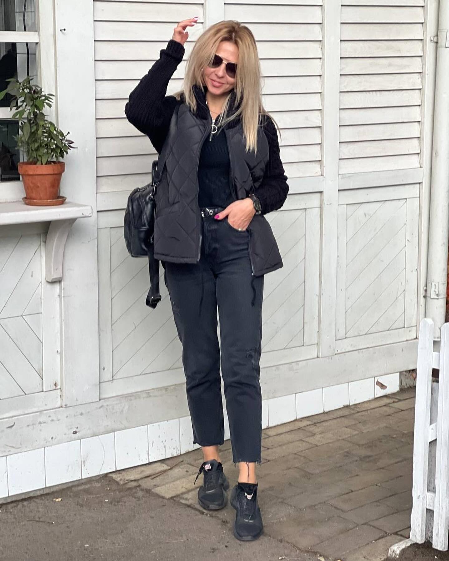 🔥Hot sale-Women's knitted patchwork jacket