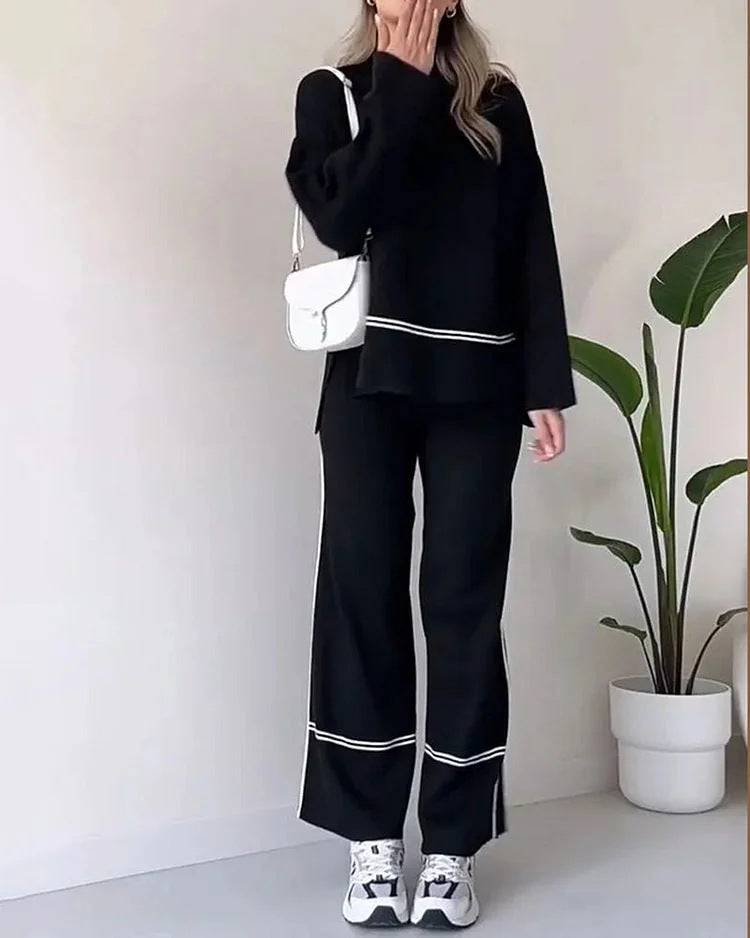 fashion knitted sweater sets