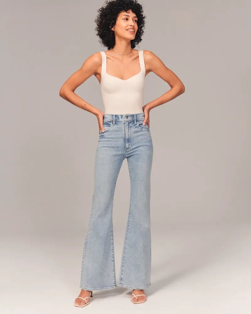 ⭐Women’s Spring 2025⭐ Ultra High Rise Stretch Flare Jean