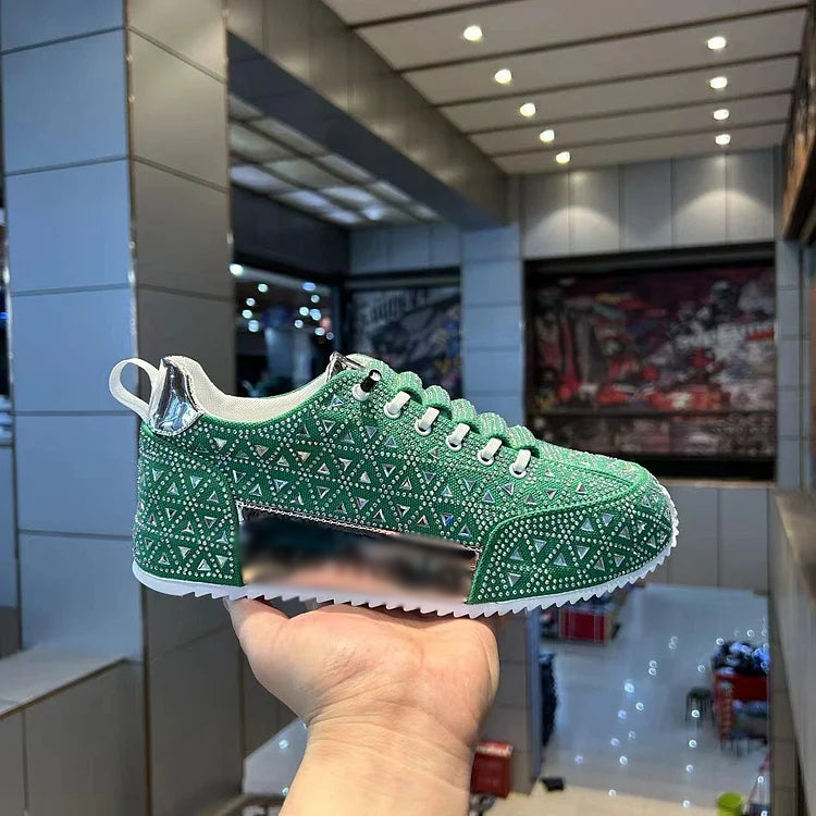 Diamond-encrusted Sneakers for Men - Buy two and get free shipping!