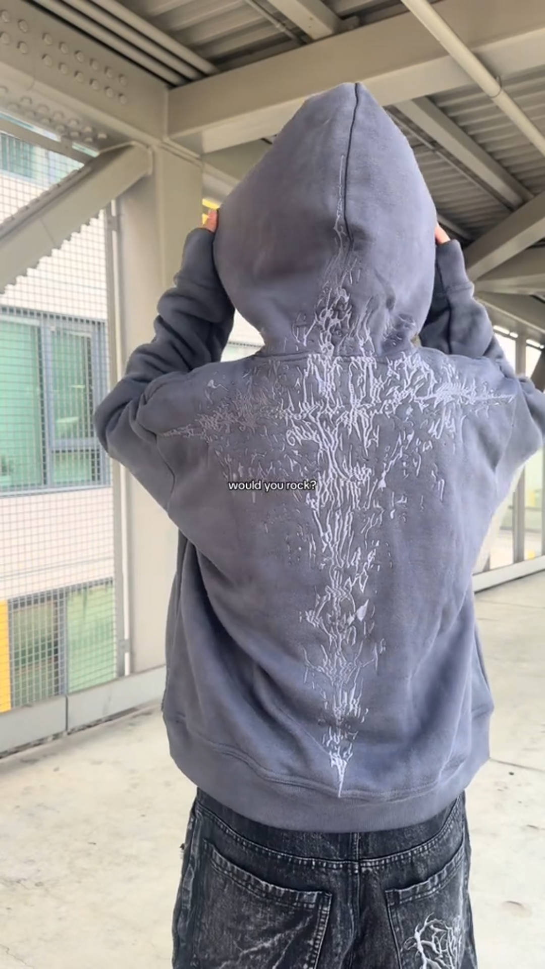 Embroidered hoodie
