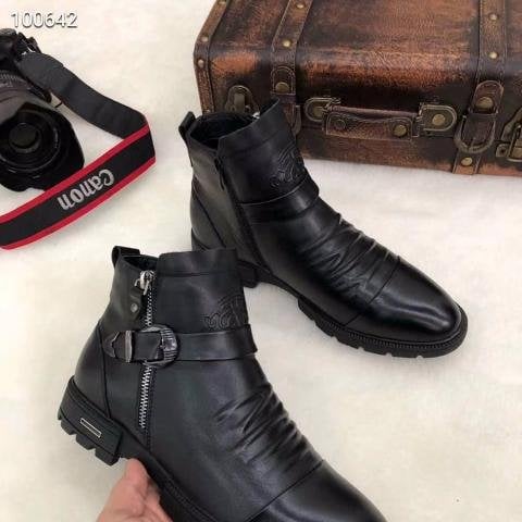 Hot Sale 49% OFF🔥 Men Hand Embossed Zipper Martin Boots