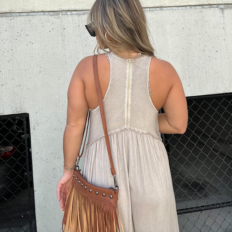 💓Slit Casual Simple Loose Maxi Long Dress