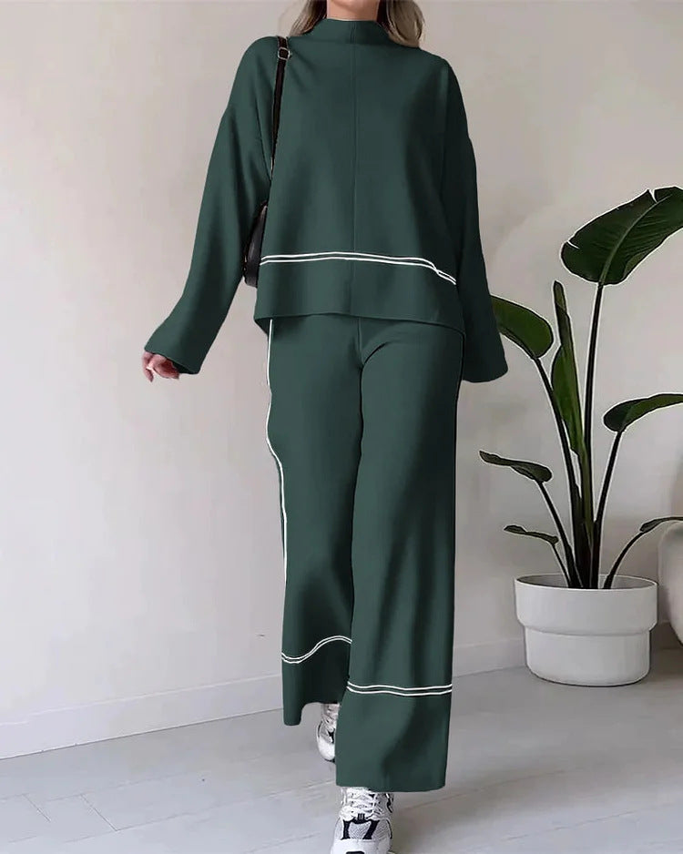 fashion knitted sweater sets