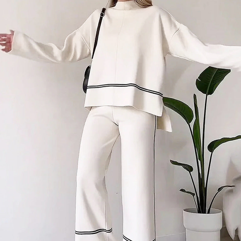 fashion knitted sweater sets