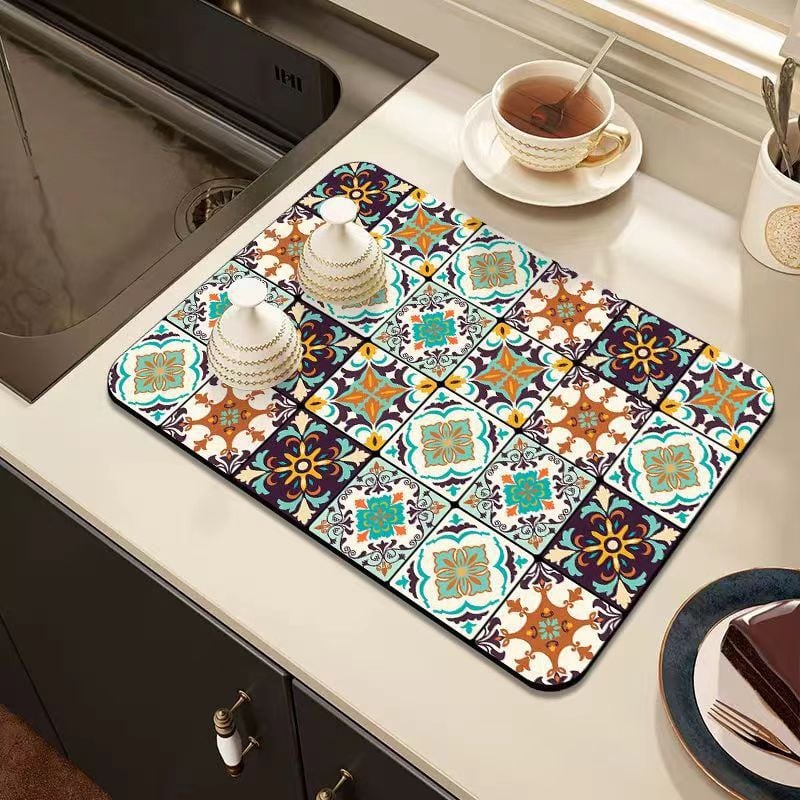 50% off-🌈retro quick-drying drainage matt