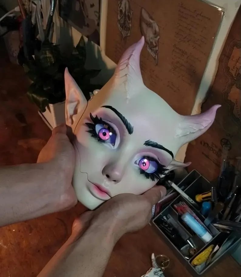 🔥2025 HOT SALE🔥🎭Babydoll Mask: Quality and adjustable for comfort😈