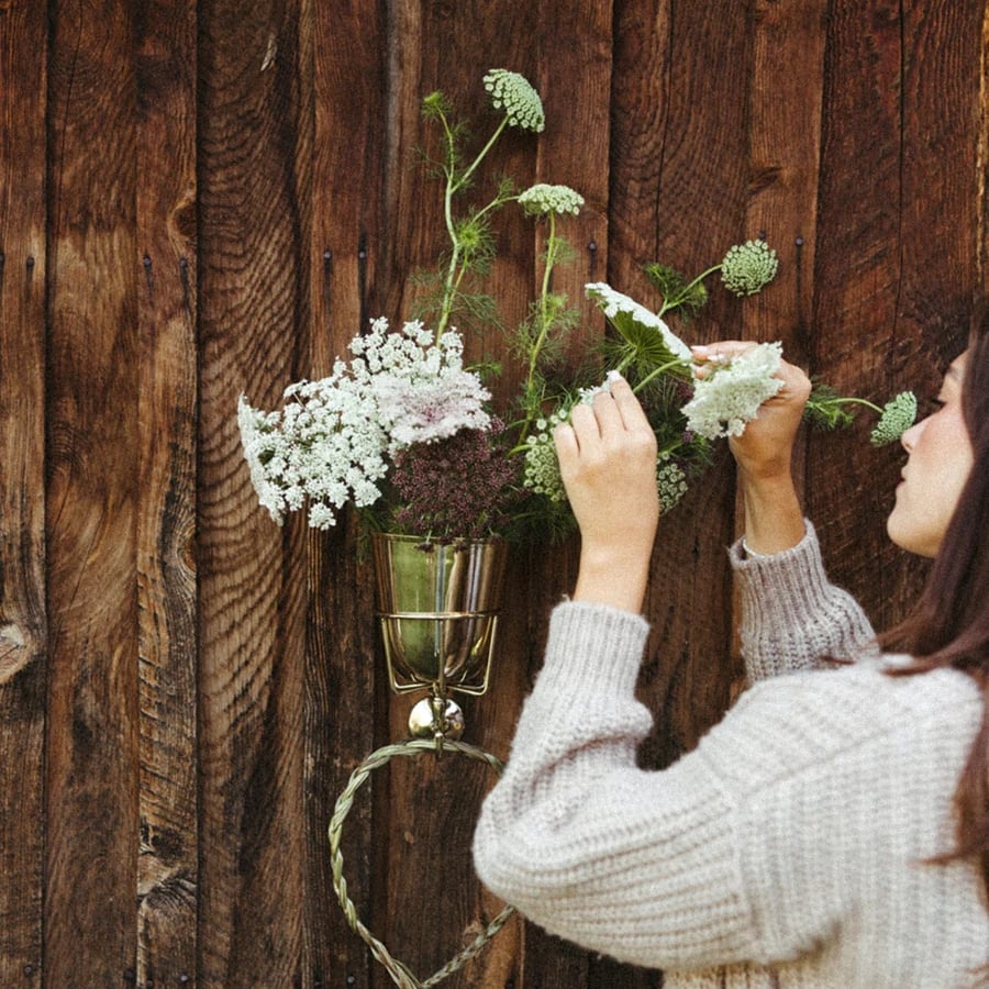 🔥🌷Bohemian Opal Wall Vessel for Plant Lovers