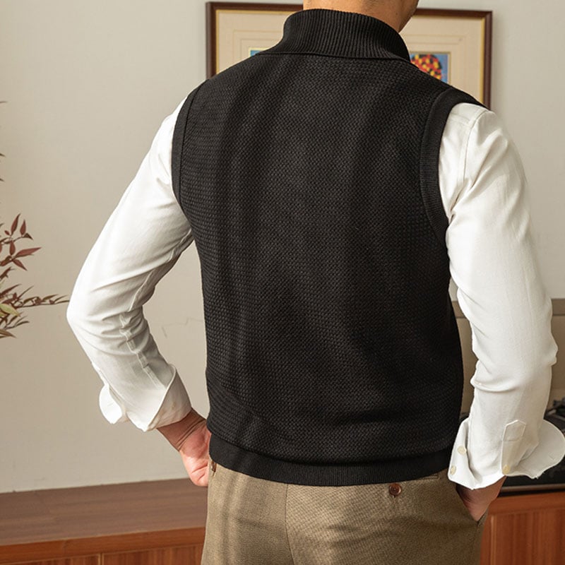 Men's casual collar knit vest (Buy 2 Free Shipping)