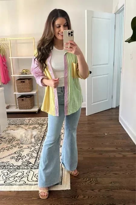 ⭐Women’s Spring 2025⭐ Ultra High Rise Stretch Flare Jean