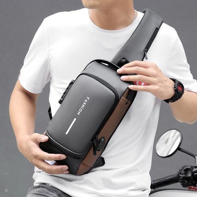 USB charging sport sling Anti-theft shoulder bag(BUY 2 FREE SHIPPING WORLDWIDE!)