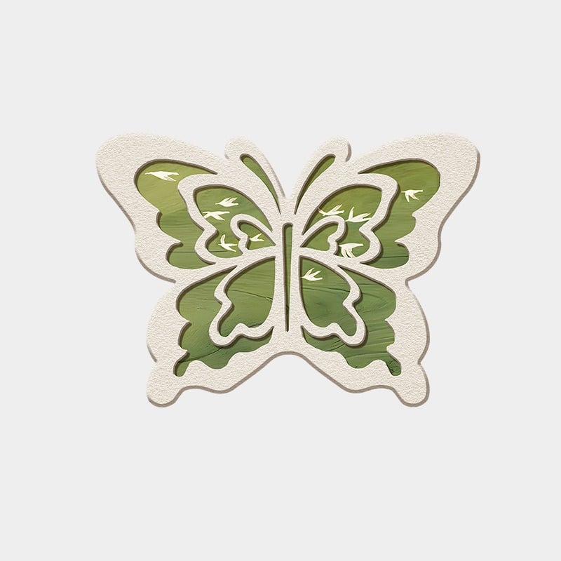 3D Butterfly Non-Slip Absorbent Floor Mat Rug