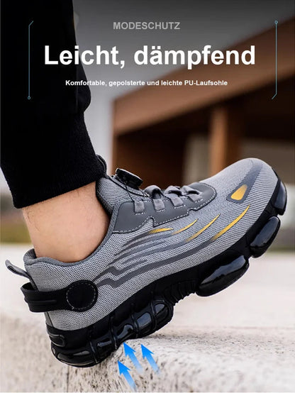 Rotating Button Safety Work Shoes