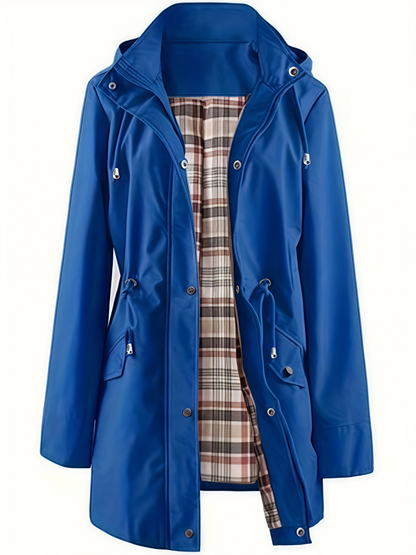 Solid Color Casual Jackets, Waterproof and Windproof Coats, Hooded Windbreakers