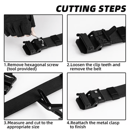 🔥EDC Nylon Ratchet Belt