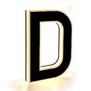 Lighted House Numbers for Outside