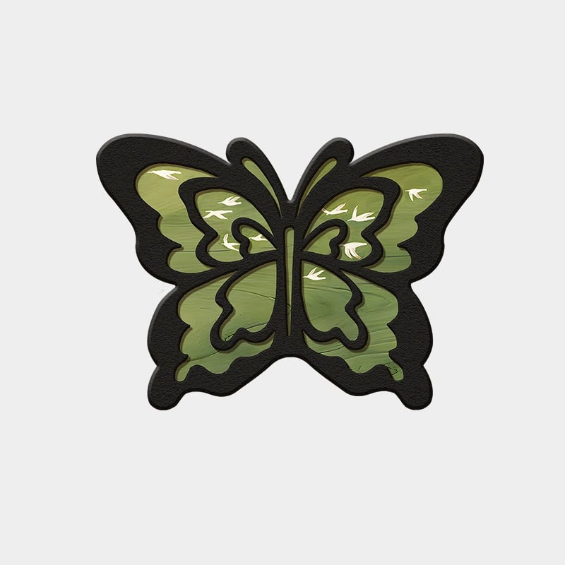 3D Butterfly Non-Slip Absorbent Floor Mat Rug