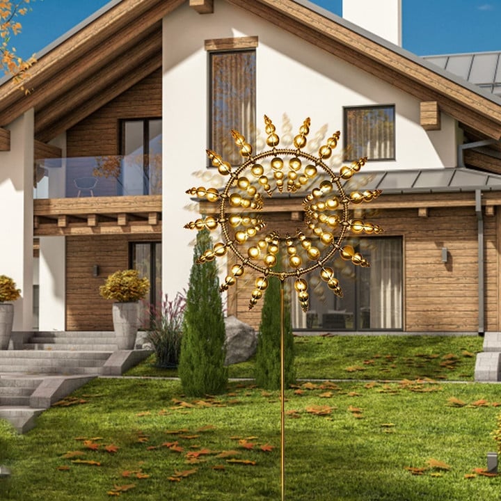 🎁Very Popular Garden Decoration Gifts - Garden Magic Metal Kinetic Windmill❤️
