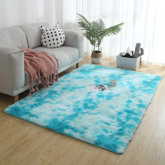 tie-dyed carpet