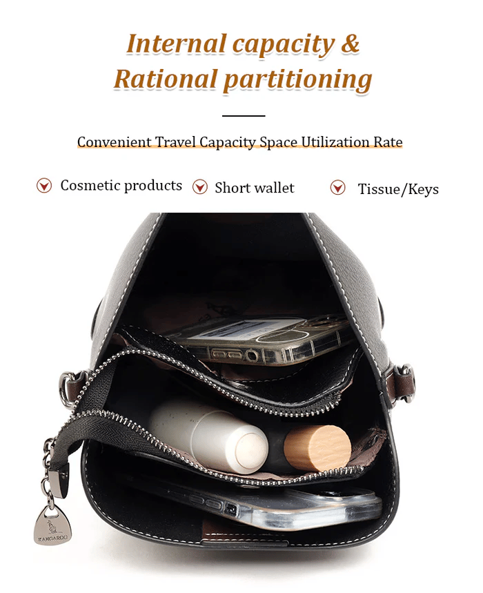 Genuine Leather Niche Women's Shoulder Bag