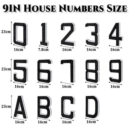 Lighted House Numbers for Outside