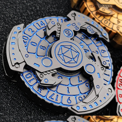 🔥🔥LAST Sale 70% OFF--Dungeons and Dragons Metal Dice Spinner(BUY 2 FREE SHIPPING)