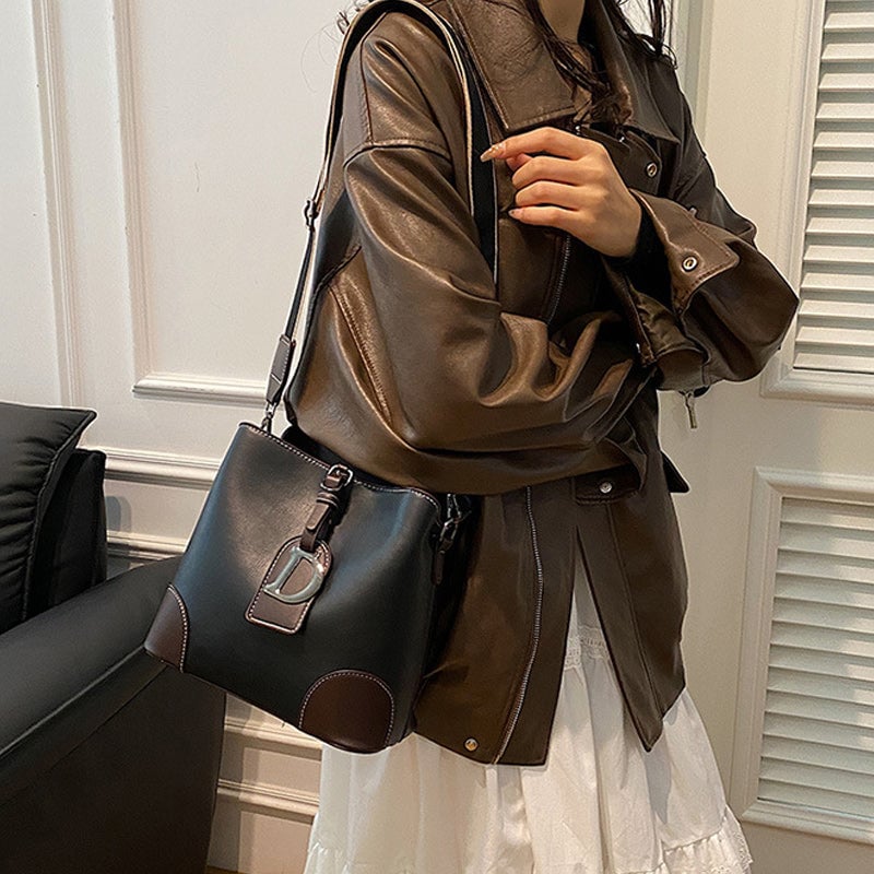 Genuine Leather Niche Women's Shoulder Bag