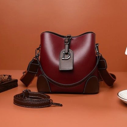 Genuine Leather Niche Women's Shoulder Bag