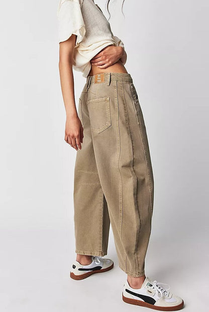 🎁This Week's Special Price $39.99💥Casual And Trendy Mid-Rise Tube Jeans