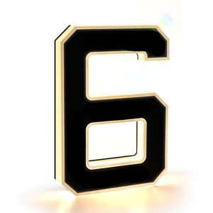 Lighted House Numbers for Outside