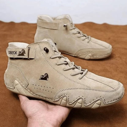 🔥🎁2025-Christmas Hot Sale🎁 - 2025 Italian Handmade Suede Velcro High Boots