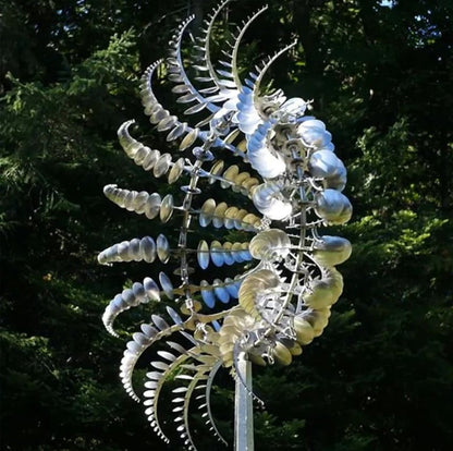🎁Very Popular Garden Decoration Gifts - Garden Magic Metal Kinetic Windmill❤️
