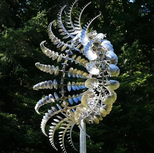 🎁Very Popular Garden Decoration Gifts - Garden Magic Metal Kinetic Windmill❤️